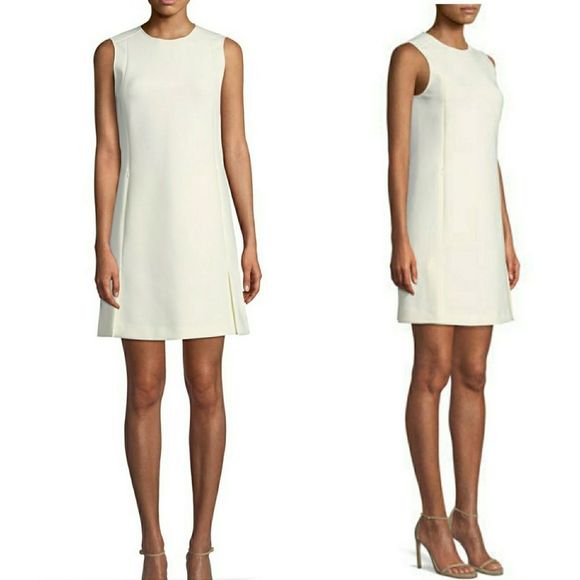 Theory Vent Front Canton Bi Strech Shift Dress - Picture 4 of 11